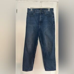 Express Super High Rise Mom Jeans